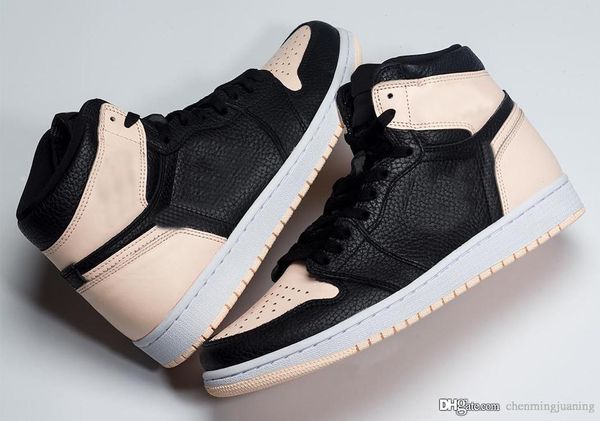 

release 1 high og crimson tint girl basketball shoes 1s hyper pink men women authentic retro sports sneakers with box 555088-081
