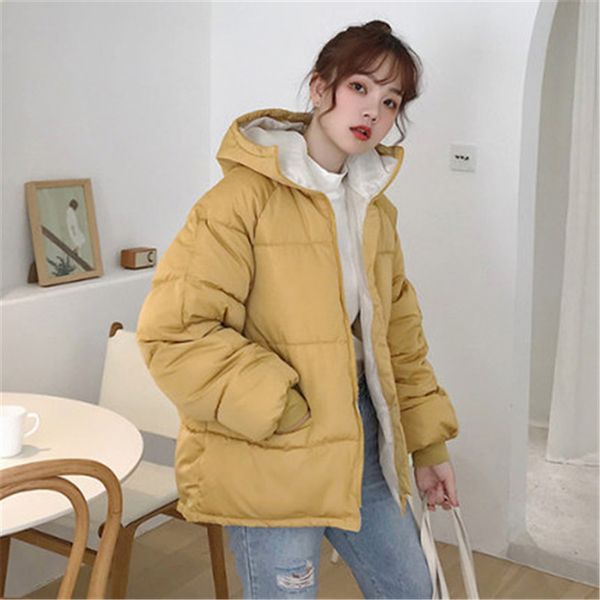 

female jacket 2019 new cotton jacket small short paragraph soft bread sister cotton clothes female winter, Black