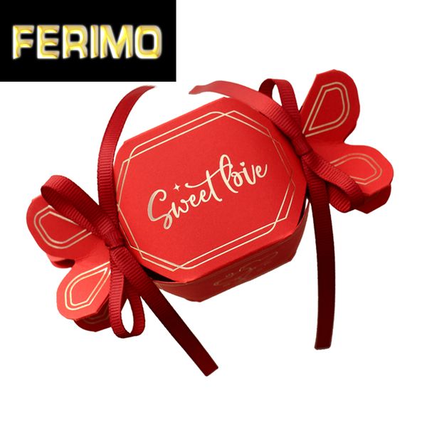 

50pcs candy bag box for wedding party decoration/event party supplies/wedding favours gift boxes