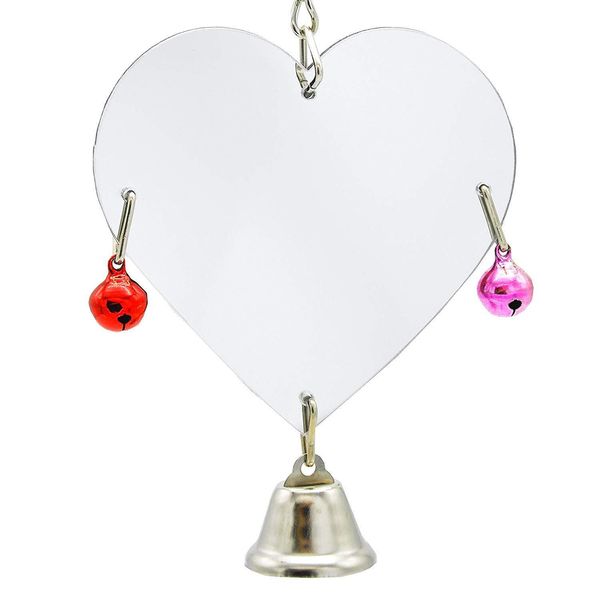 

parrot heart-shaped mirror toys bird mirror big face mirror