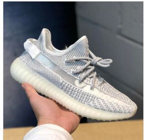 

static 3m sesame butter men women running shoes kanye west beluga 2.0 orange bred blue tint cream sports 36-45