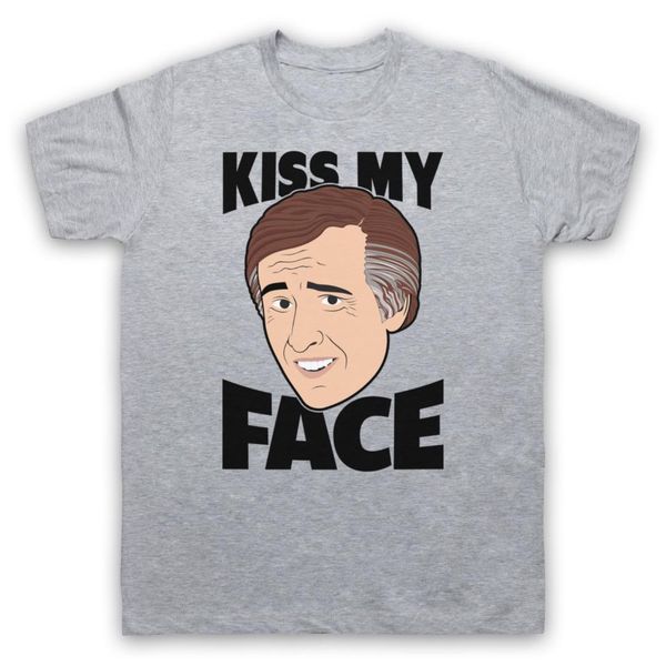 

alan partridge unofficial kiss my face coogan quote adults & t-shirt, White;black