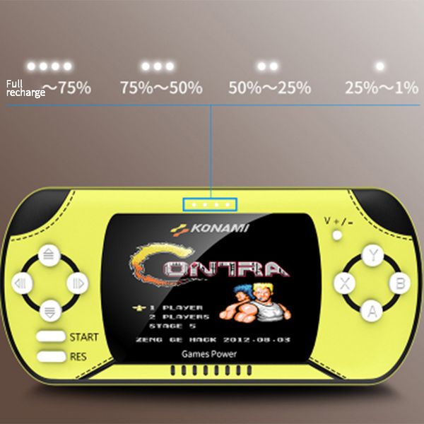 

rs-11 8 bit charging bank power handheld game console 10000 mah large capacity nostalgic handheld built in 300 classic games