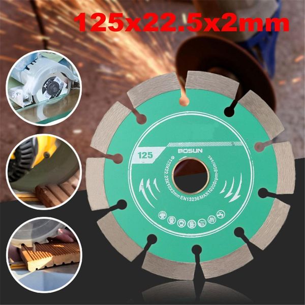 

1pcs 125mm metal alloy diamond saw blade wheel cutting disc for concrete marble masonry tile thickness 2mm engineering cutting
