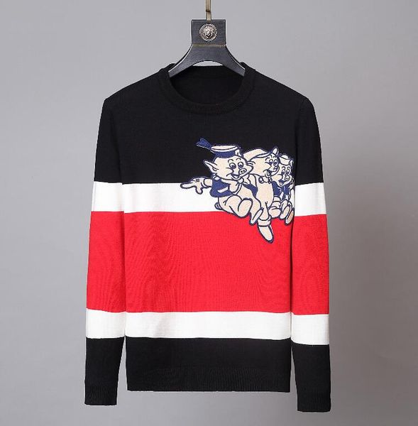 

the latest international premium sweater fine cashmere sweater fashion coat sportswear, White;black