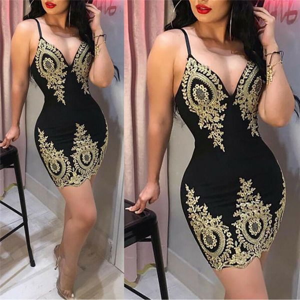

new lantern sleeve 2019 dress fashion casual summer dresses women bandage bodycon party women dress club short mini clothes for s xl, Black;gray