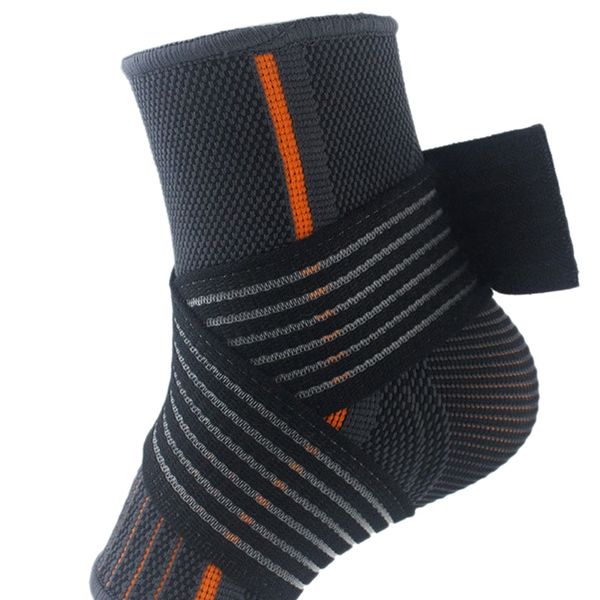 

winding knit mountaineering ankle sports protective gear ankle cotton pulley high-elastic running protector, Blue;black