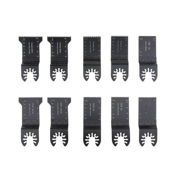 

10pcs multimaster saw blade oscillating rotary multitool wood cutting grinding sanding polishing set cuts embedded wood quality