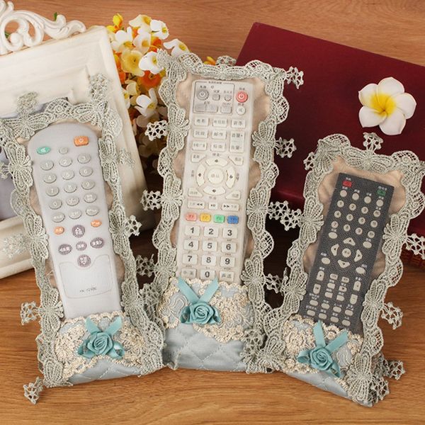 

sweet cartoon remote control cover butterfly silicone transparent tv remote control case cloth dust protector storage bag