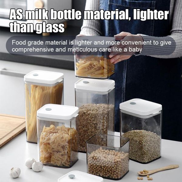 

700/1100 / 1800ml контейнер для хранения прозрачный sealed кухня холодильник noodle box multigrain резервуарный