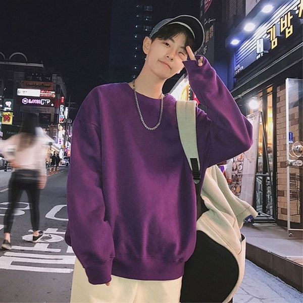 

мужчины harajuku толстовки кофты негабаритных 2020 мужчины женщины уличная черная толстовка мужской хип-хоп зима основные толстовки, Black
