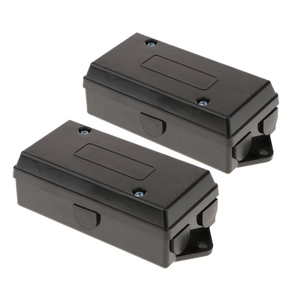 

2x 7 way trailer wire junction box camper truck proof rv light cord plug