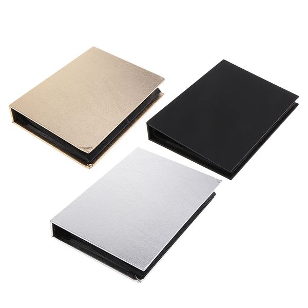 

3 pcs 30 pages collection album for nail stickers, coins, ps, cards, Black;red