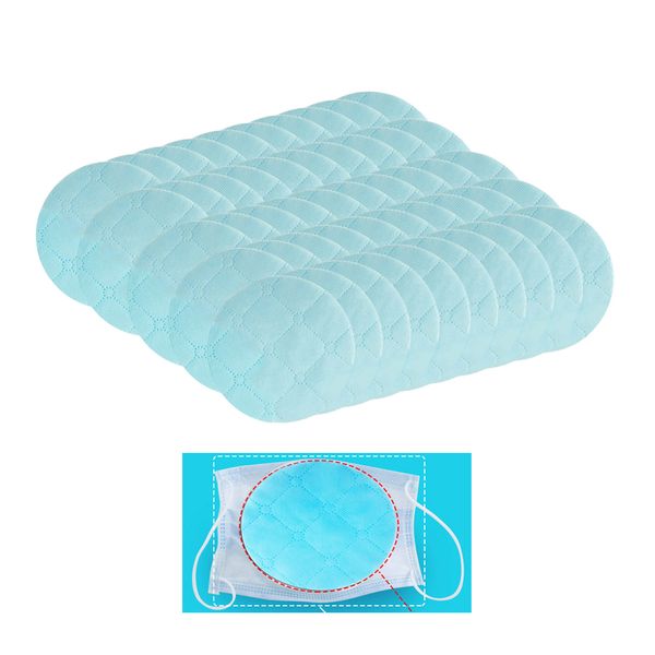 

50 pieces disposable mask non-woven mat pad reusable cushion round
