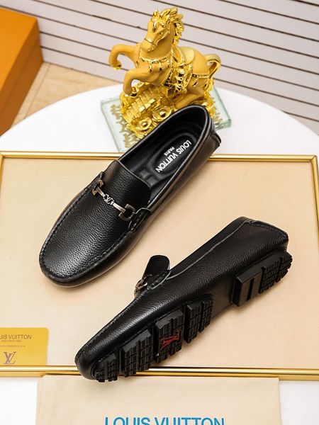 

herenschoenen elegant shoes men's oxford shoes genuine leather suede plus size derby ball formal wedding shoes ing, Black