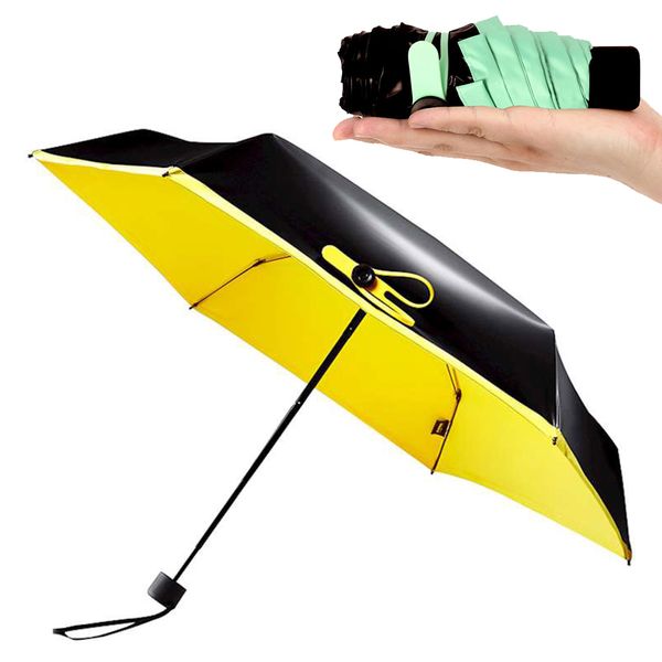 

2019 mini pocket umbrella women uv small umbrellas parasol girls anti-uv waterproof portable ultralight travel dropshipping