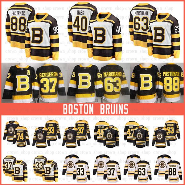 

boston bruins fanatics branded home breakaway jersey zdeno chara patrice bergeron 88 david pastrnak 46 david krejc 63 brad marchand jersey, Black;red