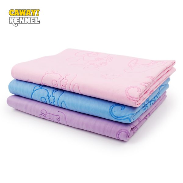 

cawayi kennel dog pattern pva dog cat absorbent bath towel pet strong drying towel cleaning supplies for pet d1486