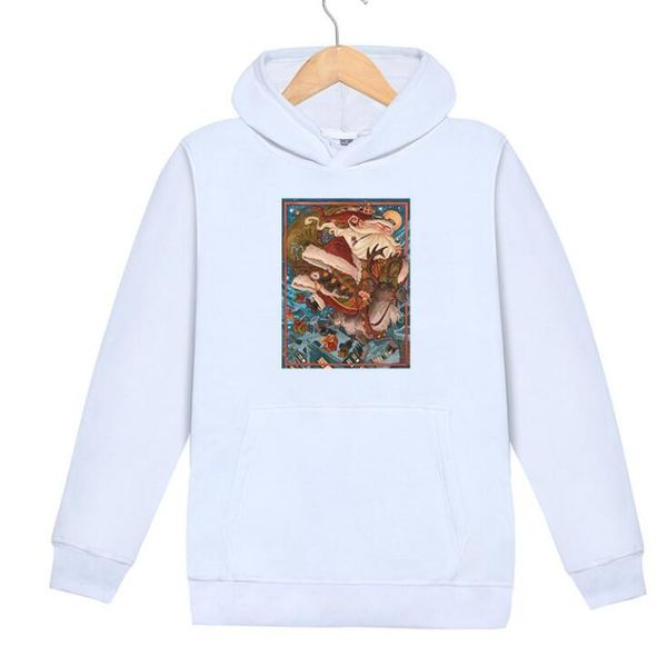 

luxury christmas designer mens woman hoodies winter luxury womens streetwear with animal print long-sleeve mens clothing 5 colors, Black