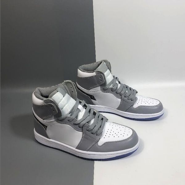 

2020 x 1 High OG Retro Luxury 1S баскетбол обувь Мужчины Женщины Де Chaussures Белый Серый Черный Тренажёры Спорт на открытом воздухе кроссовки Размер 36-45