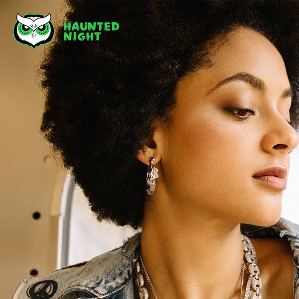 

fashion jewerly silver/ golden hoop earrings hip hop street cuban brand exclusive designer for women, Golden;silver