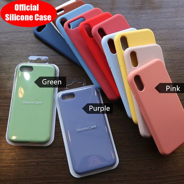 

soft silicone case for iphone 11 7 8 plus phone silicon cover iphone x 6s 6 plus for iphone xs xr xmax cases