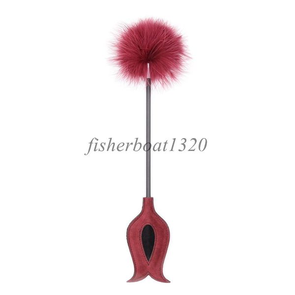 Bondage Divertimento sexy Feather Tickler Paddle Preliminari Cosplay Regalo per adulti Gioco di coppia Nuovo AU653