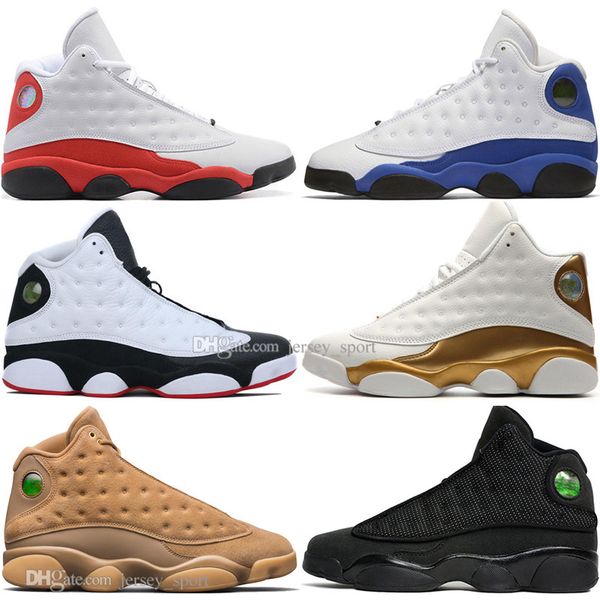 

sale 13 13s cap and gown terracotta blush mens basketball shoes he got game black infrared flints bred men sports sneakers designer trainers, White;red