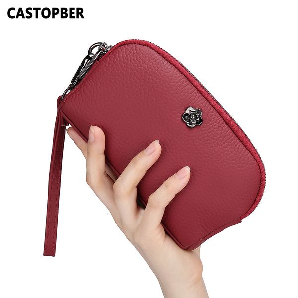 

women day clutches shell bag small cell phone purse ladies cowhide genuine leather 2 zipper bags handbags casual