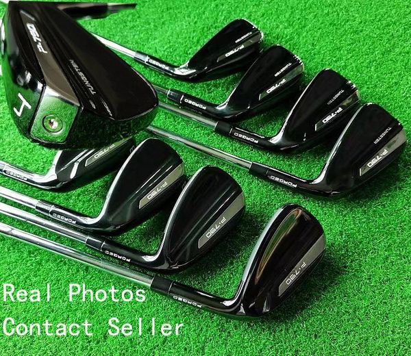 

dhl shipping mens latest model golf clubs p-790 golf irons 10 kinds steel/graphite shaft real ps contact seller