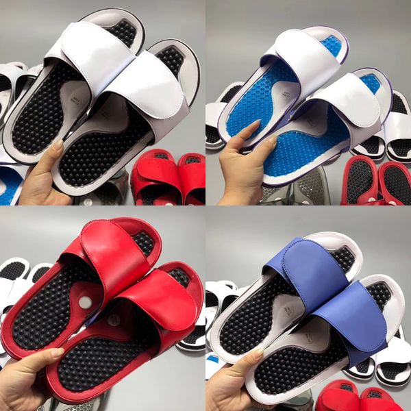 

2019 brand designer basketball slippers men flip flops shoes women sandals slides basketball shoes casual tennis shoes size 13 with box, Black