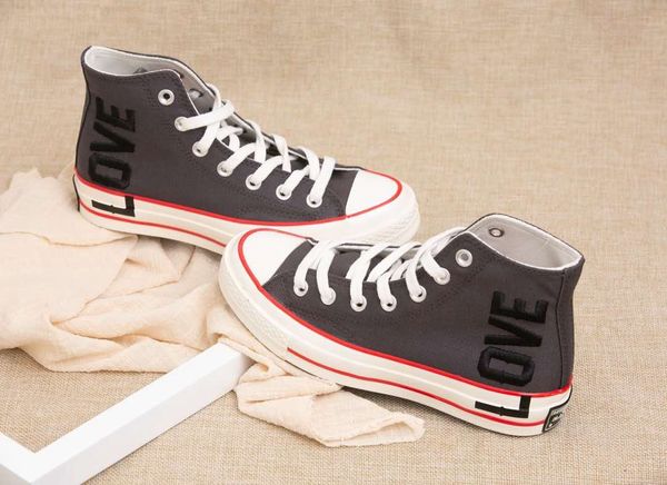 

2020 chuck 1970s taylor all stars fashion men women canvas espadrilles triple black dark blue stripe star casual shoes sneakers 36-44c15b#