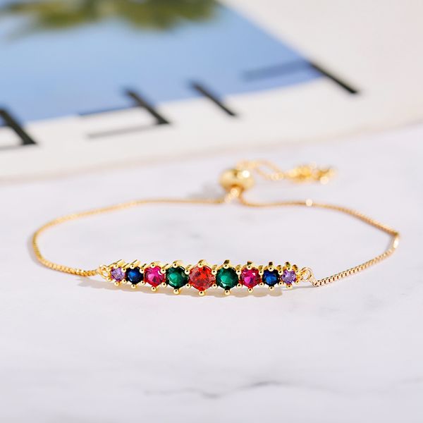 

corful cz длинные медные braceletsbangles змея цепь браслет регулируемый браслет-цепочка аксессуар femme, Black