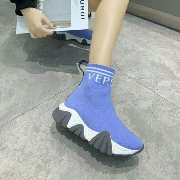 

stretch socks shoes women summer net red autumn women's shoes autumn new trend fashion casual flying woven high-sports boots