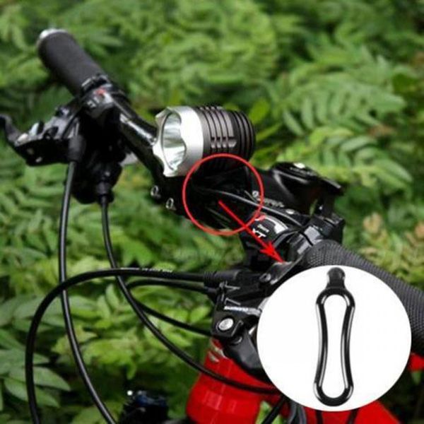 4pcs black rubber band pvc ring for t6 led headlight bike headlamp bicycle 2/_7