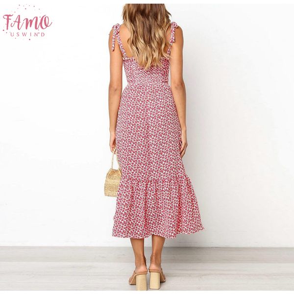 

2019 печать оборками середина лета платья женщин вскользь twist партии платье без бретелек для печати пляж принцесса длинное платье vestidos, Black;gray