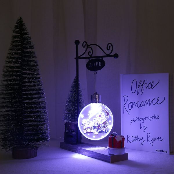 

night lights acrylic lights led christmas snowman pattern christmas gifts household family home 2019 new arrivals selling