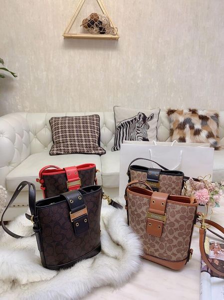 

stray bucket bag retro classic shoulder strap cross-body bag fashionable lady 4 colors available size 18*22cm