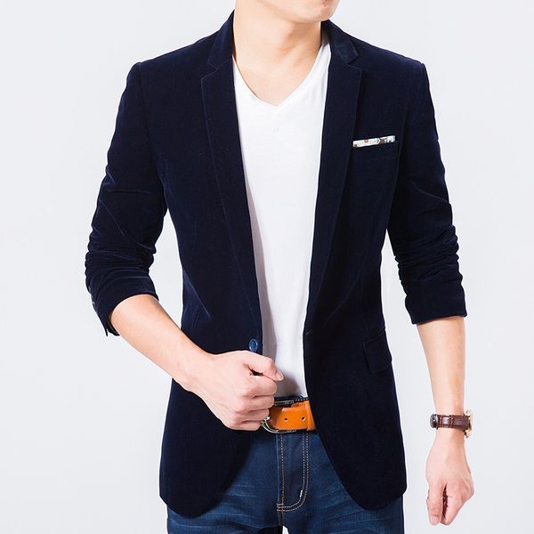 

2019 brand mens blazers autumn spring fashion male slim fat casual suit jacket men blazer masculino clothing, White;black
