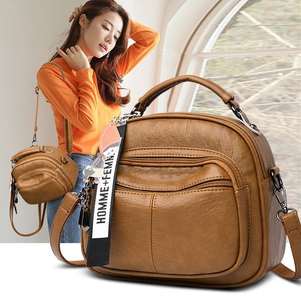 

women multi-function anti theft small backpack purse female ladies shoulder bag women vintage soft pu leather backpack