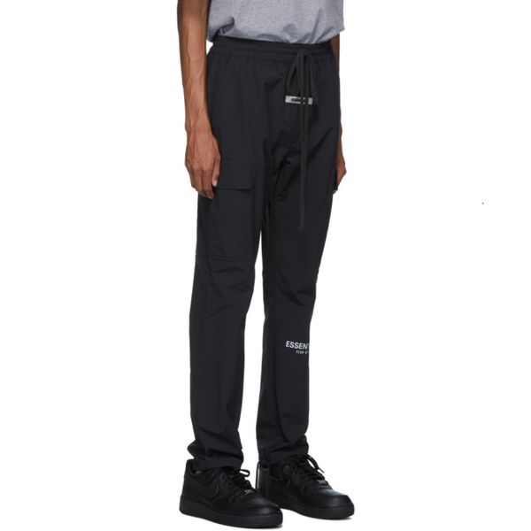 

Fear of god fog e ential pant tooling draw tring trou er fa hion men retro pant de igner pant hfwpkz109, Black