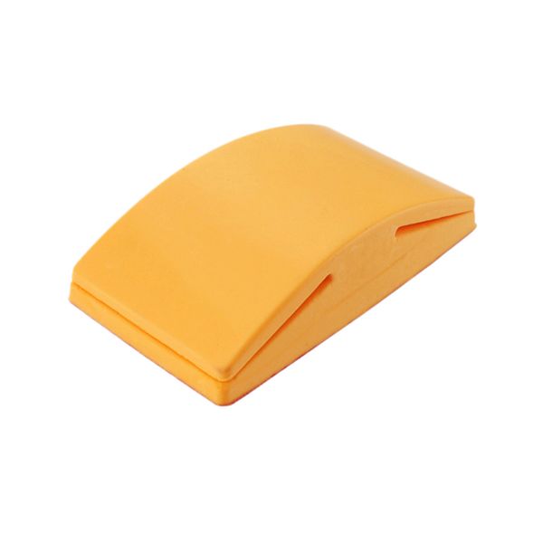 

hlzs-5 inch sanding block rubber hook loop backing pad sandpaper holder hand grinding block polishing tools