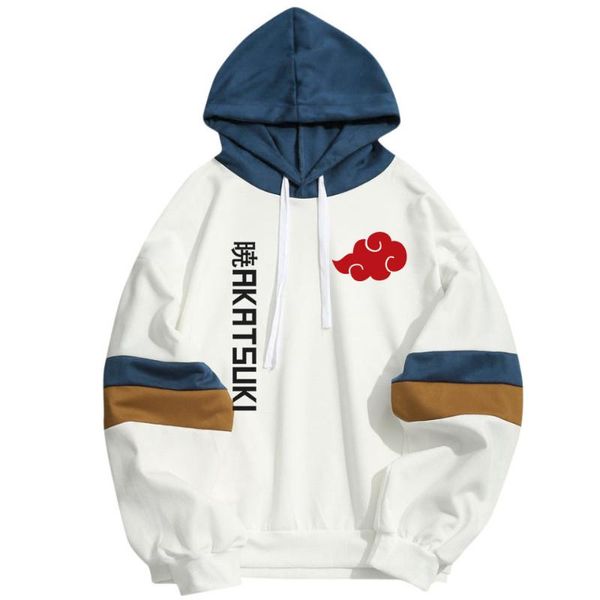 

cool anime naruto akatsuki member men women hoodies sweatshirt itachi obito streetwear patchwork sudaderas dropship clothing, Black