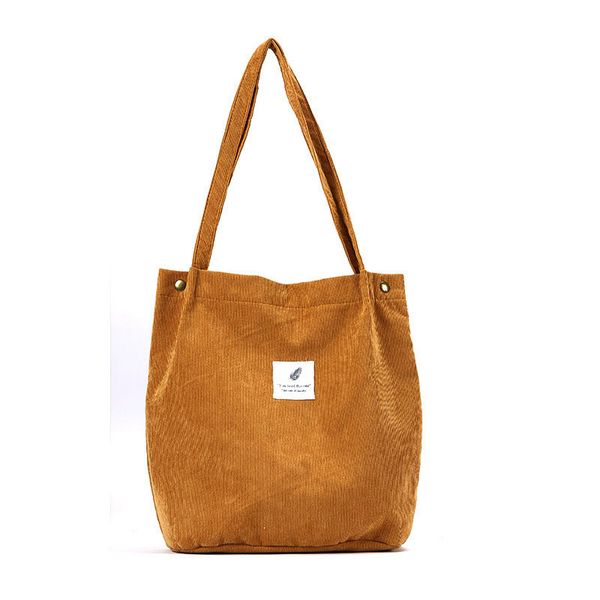 

высокая емкость женщина вельвет tote повелительницы вскользь сплошной цвет мешок плечо складной многоразовый женщина магазины пляжная сумка