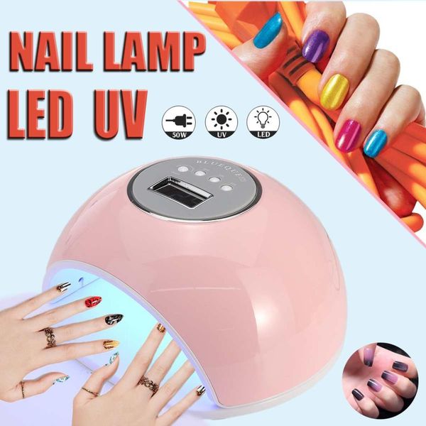 

110w max uv led lamp nail dryers art gels dryer heaating 10s/30s/60s timer lcd display screen ptherapy machine