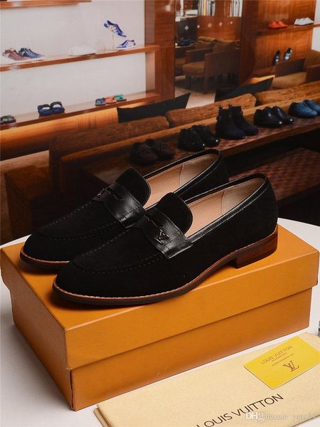 

20mm new luxury brands leather fashion man business dress loafers pointy black shoes oxford breathable formal wedding shoes madaj