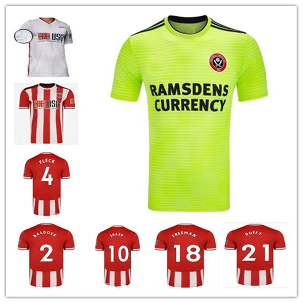 2019 19 20 Sheffield United Soccer Jerseys Sharp Clarke Tercer