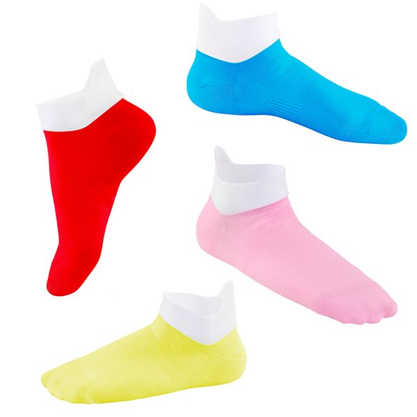 

women's cotton solid color running socks, Black