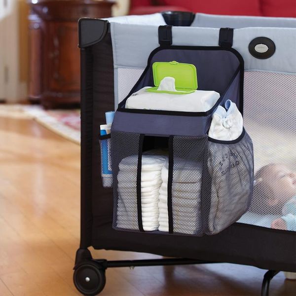 

baby diaper maternity bags nursery organizer hanging crib diaper caddy designer wet/ dry large waterproof travel nursing bag