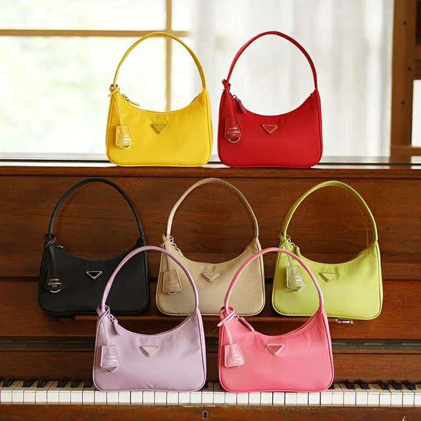 

new women's luxury designer women fashion re-edition 2000 shoulder bags nylon mini handbags handbags multi-color classic fashion